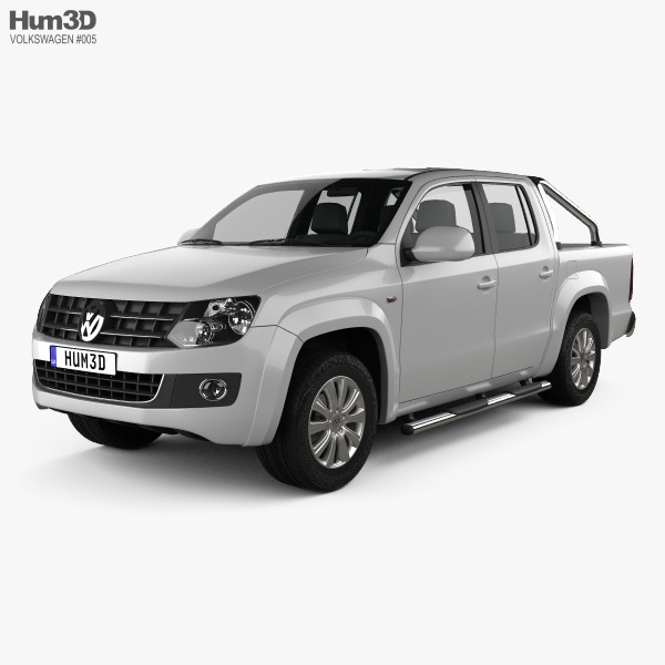 Volkswagen Amarok Crew Cab 2012 3Dモデル