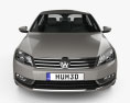 Volkswagen Passat 2012 Modelo 3D vista frontal