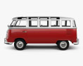 Volkswagen Transporter T1 1950 3D-Modell Seitenansicht