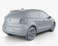 Volkswagen Polo 3 puertas 2010 Modelo 3D