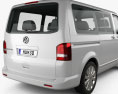 Volkswagen Transporter T5 Caravelle Multivan 2014 3D 모델 