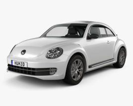 Volkswagen Beetle 2014 3D 모델 