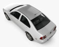 Volkswagen Jetta City 3D-Modell Draufsicht
