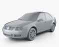 Volkswagen Bora Classic 2011 3d model clay render