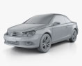 Volkswagen EOS 2015 3d model clay render