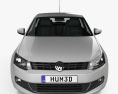 Volkswagen Polo Sedán 2012 Modelo 3D vista frontal