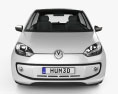 Volkswagen Up 5门 2012 3D模型 正面图
