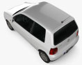 Volkswagen Lupo 1998 3D模型 顶视图