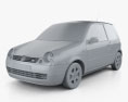 Volkswagen Lupo 1998 3D 모델  clay render