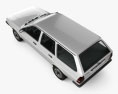 Volkswagen Passat (B2) variant 1981 3D模型 顶视图