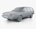 Volkswagen Passat (B2) variant 1981 3D模型 clay render