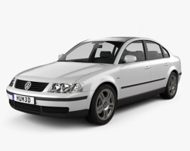 Volkswagen Passat B5 sedan 2005 3D model