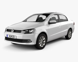 Volkswagen Voyage 2014 3D model