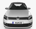 Volkswagen Fox 3-door 2014 3d model front view