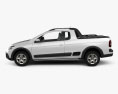 Volkswagen Saveiro Cross 2014 3d model side view