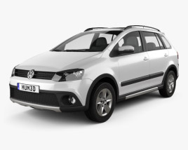 3D model of Volkswagen SpaceFox Cross (Suran) 2014