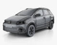 Volkswagen SpaceFox Cross (Suran) 2014 3d model wire render