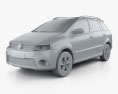 Volkswagen SpaceFox Cross (Suran) 2014 3d model clay render