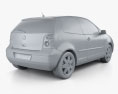 Volkswagen Polo Mk4 3ドア 2001 3Dモデル