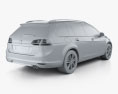 Volkswagen Golf Mk7 variant 2016 3d model