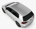 Volkswagen Golf 5-door GTI 2016 3d model top view