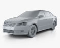 Volkswagen Lavida 2015 3d model clay render