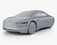 Volkswagen XL1 2016 3d model clay render