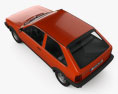 Volkswagen Polo coupe 1994 3d model top view