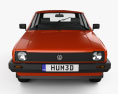Volkswagen Polo coupe 1994 3d model front view