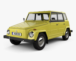 3D model of Volkswagen Type 181 1973