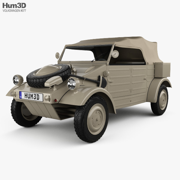 Volkswagen Kubelwagen 1945 3D模型