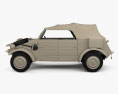 Volkswagen Kubelwagen 1945 Modelo 3D vista lateral