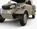 Volkswagen Kubelwagen 1945 Modelo 3D