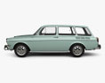 Volkswagen Type 3 (1600) variant 1965 3Dモデル side view