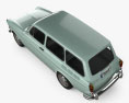 Volkswagen Type 3 (1600) variant 1965 3Dモデル top view