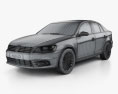 Volkswagen Bora (CN) 2016 3d model wire render