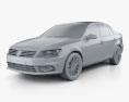 Volkswagen Bora (CN) 2016 3d model clay render