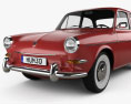 Volkswagen 1500 (Type 3) notchback 1961 3Dモデル