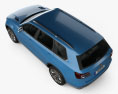 Volkswagen CrossBlue 2014 3D模型 顶视图