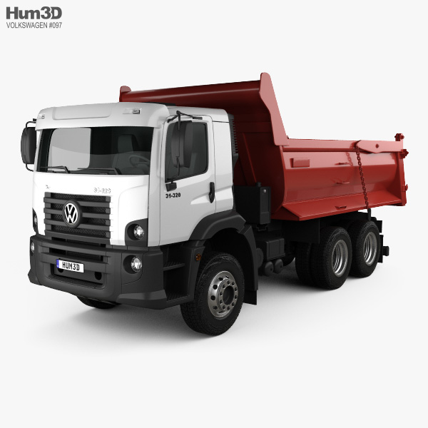 Volkswagen Constellation Tipper Truck 2014 3D model