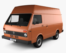 Volkswagen LT パネルバン 1975 3Dモデル
