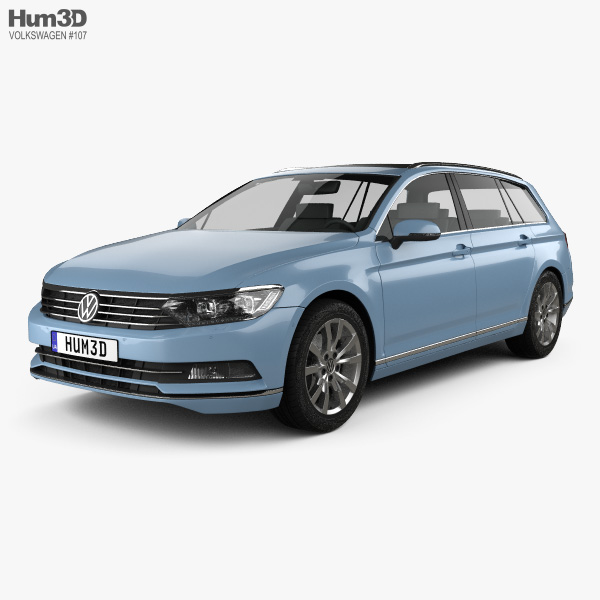 Volkswagen Passat (B8) variant 2017 3D model