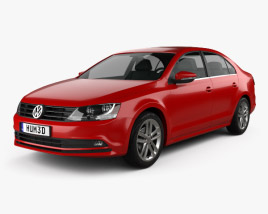 3D model of Volkswagen Jetta 2018