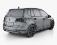Volkswagen Golf Sportsvan 2016 3d model