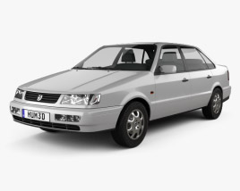 Volkswagen Passat (B4) sedan 1997 3D model