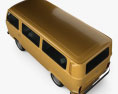 Volkswagen Transporter (T2) Passenger Van 1972 3d model top view