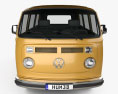 Volkswagen Transporter (T2) 승객용 밴 1972 3D 모델  front view