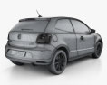 Volkswagen Polo 3ドア 2014 3Dモデル