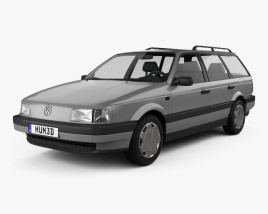 3D model of Volkswagen Passat (B3) variant 1993