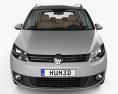 Volkswagen Touran with HQ interior 2014 3d model front view